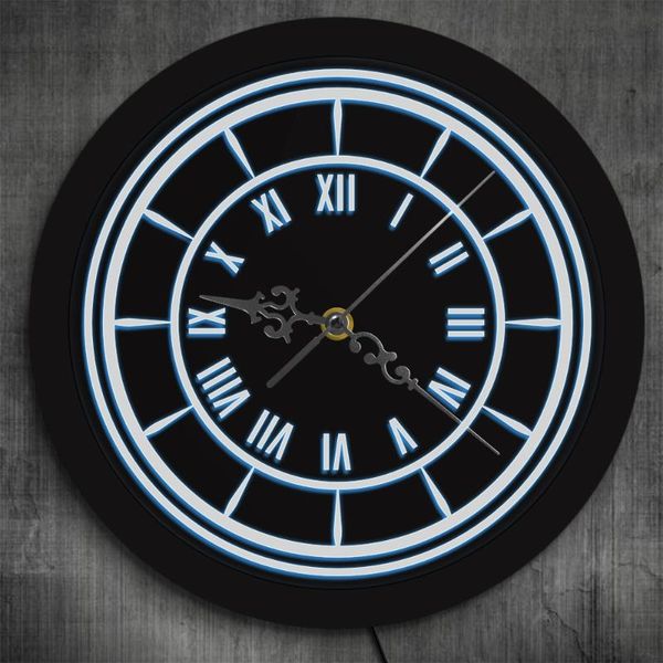 wall clocks traditional roman numeral clock with led lighting minimal vintage design home decor living room luminous watch
wall clocks traditional roman numeral clock with led lighting minimal vintage design home decor living room luminous watch