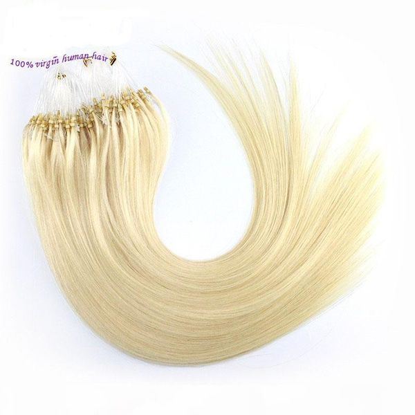 wholesale --5a 16"- 24"1g s 100g pack 60# platinum blonde brazilian remy human loop hair micro ring hair extensions dhl shppi
wholesale --5a 16"- 24"1g s 100g pack 60# platinum blonde brazilian remy human loop hair micro ring hair extensions dhl shppi