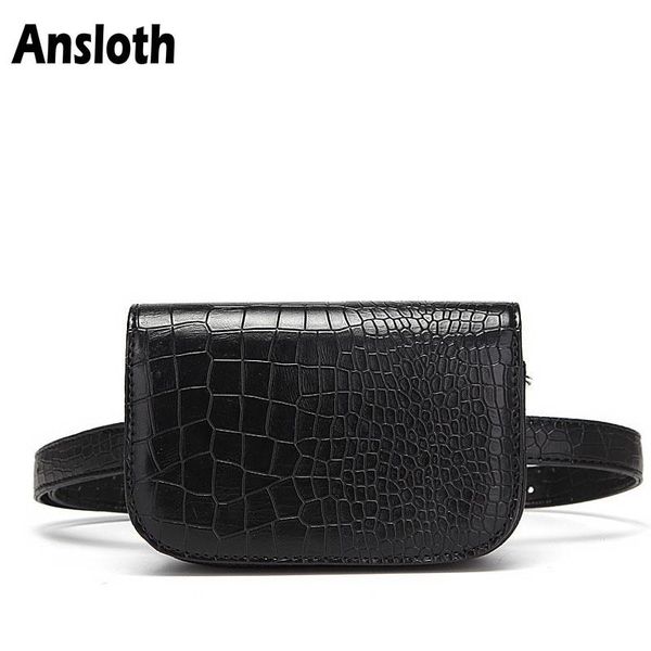 waist bags ansloth fashion women's belt bag classic crocodile pattern mini money simple chest for female phone black hps323
waist bags ansloth fashion women's belt bag classic crocodile pattern mini money simple chest for female phone black hps323