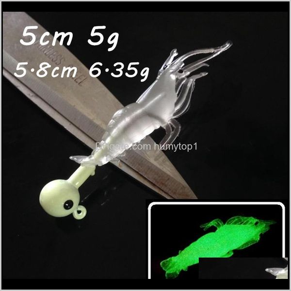1pc 5g & 6.35g luminous shrimp jigs fishing hooks lead + pvc fishing lure soft baits & lures pesca fishing tackle accessories bl_43 5m vwmtk
1pc 5g & 6.35g luminous shrimp jigs fishing hooks lead + pvc fishing lure soft baits & lures pesca fishing tackle accessories bl_43 5m vwmtk