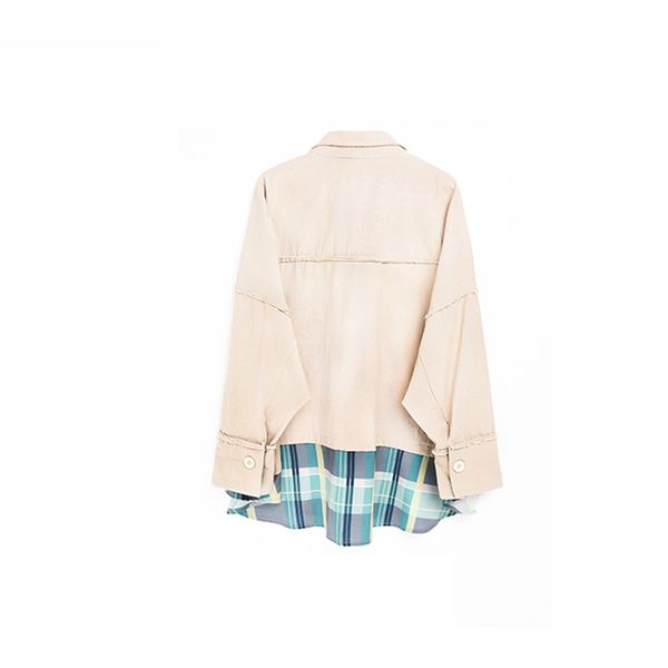 patchwork plaid jacket for women lapel long sleeve hit color casual loose jacket female fashion new clothing 2021, Black;brown
patchwork plaid jacket for women lapel long sleeve hit color casual loose jacket female fashion new clothing 2021, Black;brown
