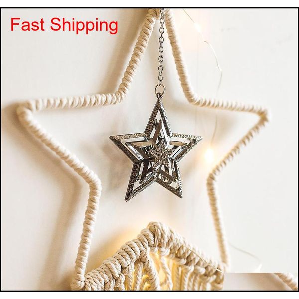 2020 nordic boho hand-woven star tapestries ornaments christmas gift for children room farmhouse home decor ma qylonp beauty888, Silver
2020 nordic boho hand-woven star tapestries ornaments christmas gift for children room farmhouse home decor ma qylonp beauty888, Silver
