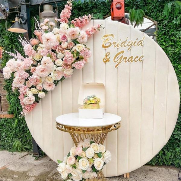party decoration wedding arch props flannel covers 7ft round background screen birthday velvet backdrop wall
party decoration wedding arch props flannel covers 7ft round background screen birthday velvet backdrop wall