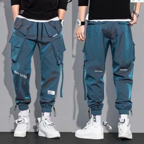 men's pants 2021 japan fashion harajuku streetwear cargo men casual hip hop clothing jogging trousers, Black
men's pants 2021 japan fashion harajuku streetwear cargo men casual hip hop clothing jogging trousers, Black