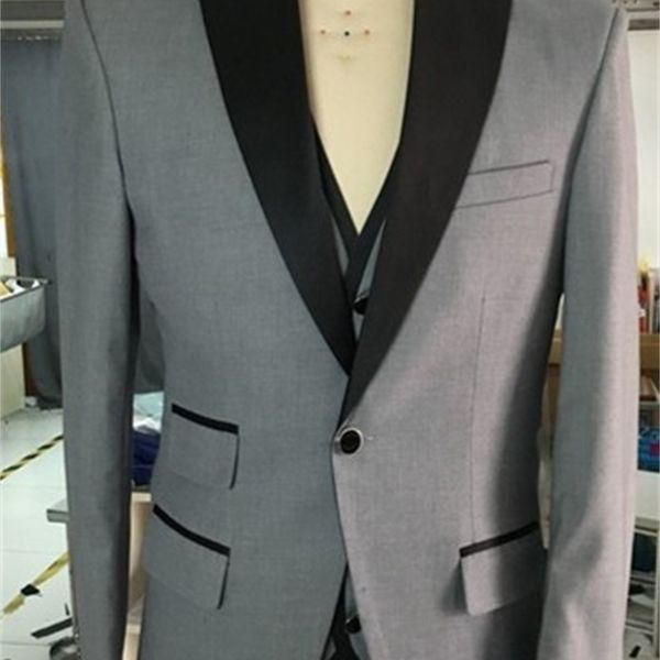 men's suits & blazers grey male suit wedding prom slim fit blazer (jacket + pants vest) 4snp, White;black
men's suits & blazers grey male suit wedding prom slim fit blazer (jacket + pants vest) 4snp, White;black