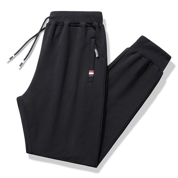 men's casual pants sweatpants men cotton spring autumn jogger zipper pockets elastic waist trousers homme 17 210715, Black
men's casual pants sweatpants men cotton spring autumn jogger zipper pockets elastic waist trousers homme 17 210715, Black
