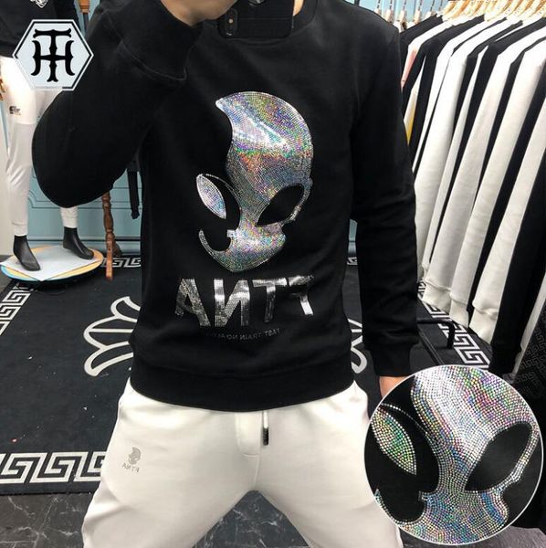 men's hip hop fashion brand european station youth middle age street fashion sequins european and american cross-border foreign trade, Black
men's hip hop fashion brand european station youth middle age street fashion sequins european and american cross-border foreign trade, Black