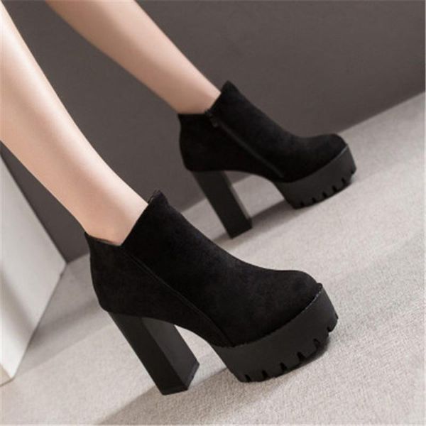 boots black ankle for women thick heels spring autumn suede platform shoes high zipper ladies botas mujer
boots black ankle for women thick heels spring autumn suede platform shoes high zipper ladies botas mujer