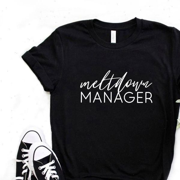 women t shirt meltdown manager letters print tshirt women short sleeve o neck loose t shirt ladies causal tee shirt, White
women t shirt meltdown manager letters print tshirt women short sleeve o neck loose t shirt ladies causal tee shirt, White