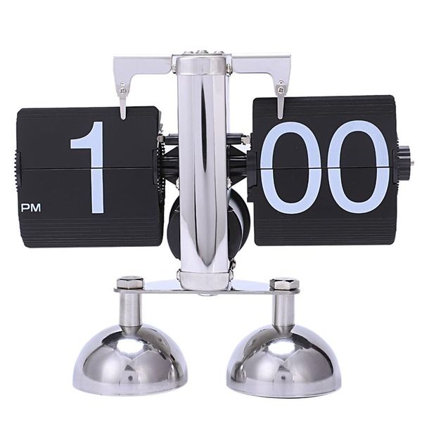 retro flip over clock vintage stainless steel flip table clock quartz clocks small scale internal gear operated desk watch
retro flip over clock vintage stainless steel flip table clock quartz clocks small scale internal gear operated desk watch