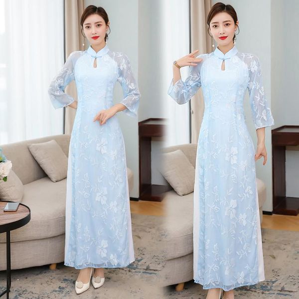 ethnic clothing temperament accept waist high button collar plate improved cheongsam embroidered split the d fairy elegant dress, Red
ethnic clothing temperament accept waist high button collar plate improved cheongsam embroidered split the d fairy elegant dress, Red
