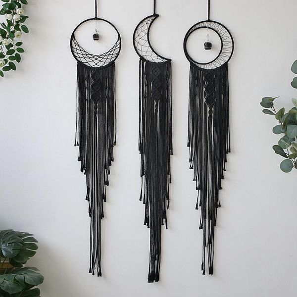 decorative objects & figurines 1pcs black thread woven star moon dream catcher nordic lace wall room home courtyard garden bedroom decoratio
decorative objects & figurines 1pcs black thread woven star moon dream catcher nordic lace wall room home courtyard garden bedroom decoratio