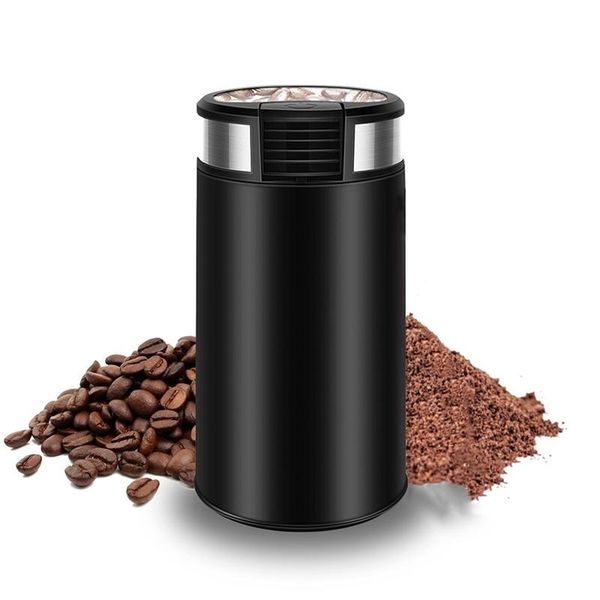 electric coffee grinder, powerful grinder with stainless steel blades, small fast mill grinding for beans, black eu plug
electric coffee grinder, powerful grinder with stainless steel blades, small fast mill grinding for beans, black eu plug