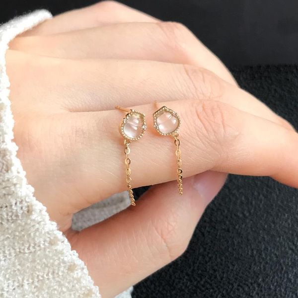 stud original rose gold wrapped natural gourd fashion earrings elegant luxury lightweight charm ladies silver jewelry, Golden;silver
stud original rose gold wrapped natural gourd fashion earrings elegant luxury lightweight charm ladies silver jewelry, Golden;silver