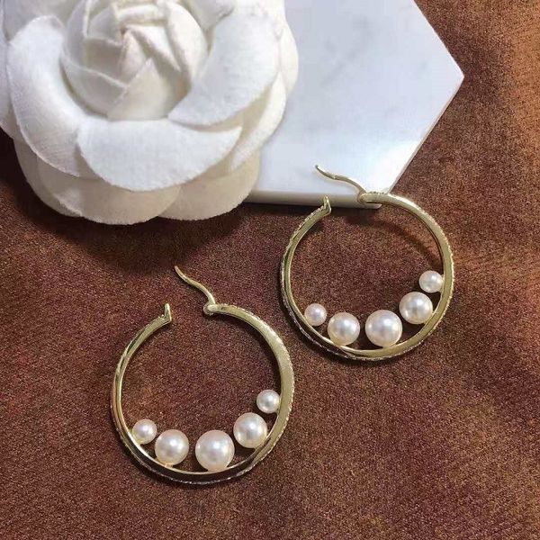 charms saijia high sense diamond inlaid big circle pearl earrings exaggerated temperament personalized earrings female accessories, Golden
charms saijia high sense diamond inlaid big circle pearl earrings exaggerated temperament personalized earrings female accessories, Golden
