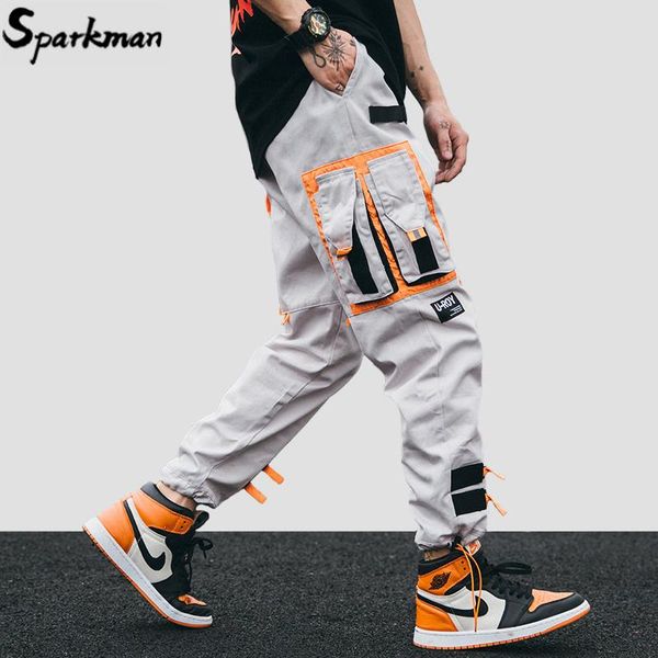 men's pants hip cargo streetwear men harajuku harem joggers 2021 casual tatical ribbon multi pockets track trousers, Black
men's pants hip cargo streetwear men harajuku harem joggers 2021 casual tatical ribbon multi pockets track trousers, Black