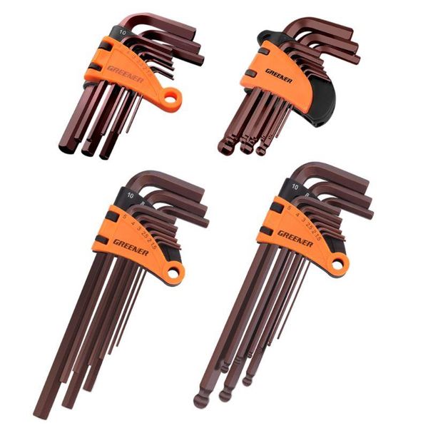 hand tools 9pcs 1.5-10mm hexagon allen key wrench spanner screwdriver set flat ball ended tool
hand tools 9pcs 1.5-10mm hexagon allen key wrench spanner screwdriver set flat ball ended tool