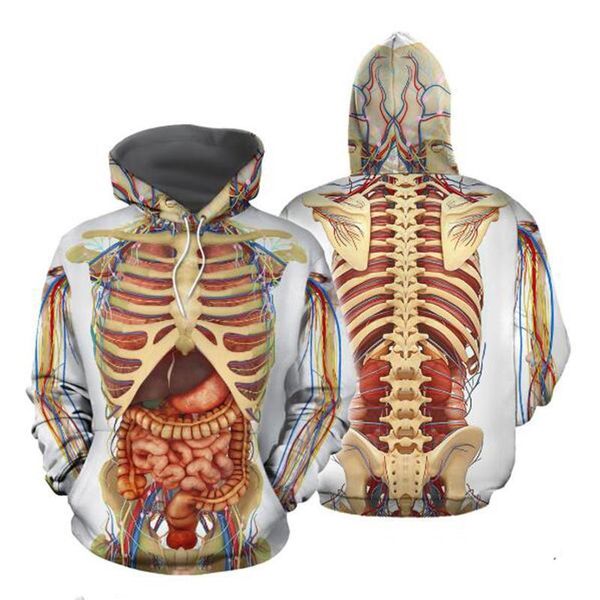 men's hoodies & sweatshirts autumn fashion hoodie transparent human organs 3d full print casual zip harajuku street sweatshirt hsk027, Black
men's hoodies & sweatshirts autumn fashion hoodie transparent human organs 3d full print casual zip harajuku street sweatshirt hsk027, Black