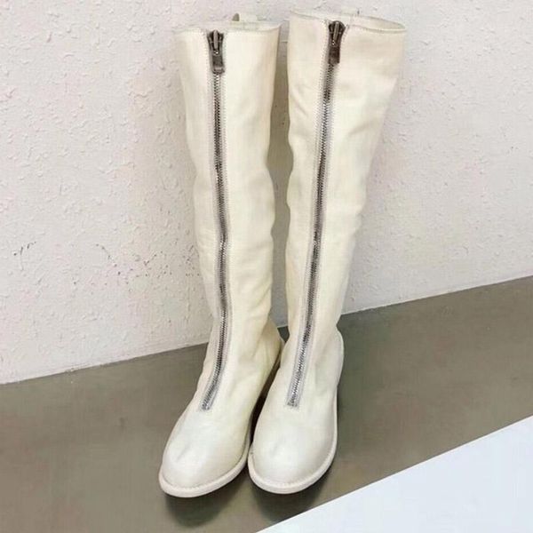 boots handmade long women front zipper thick heel knight winter genuine leather ladies shoes casual knee high white1, Black
boots handmade long women front zipper thick heel knight winter genuine leather ladies shoes casual knee high white1, Black