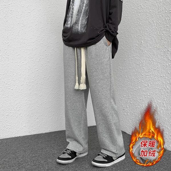 men's pants s-6xl velvet padded men warm fashion casual streetwear loose hip-hop straight mens sweatpants trousers, Black
men's pants s-6xl velvet padded men warm fashion casual streetwear loose hip-hop straight mens sweatpants trousers, Black