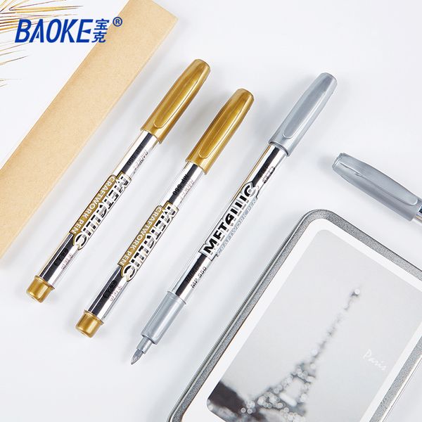 baoke g19 / guangna paint pen metal color invitation card greeting blsing title sign in marker
baoke g19 / guangna paint pen metal color invitation card greeting blsing title sign in marker