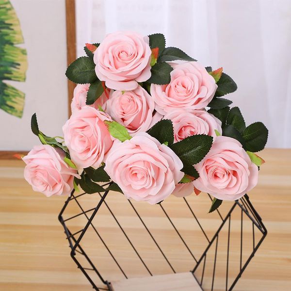 decorative flowers & wreaths 10 head fake artificial plants rose silk peony home wedding indoor decoration bouquet
decorative flowers & wreaths 10 head fake artificial plants rose silk peony home wedding indoor decoration bouquet