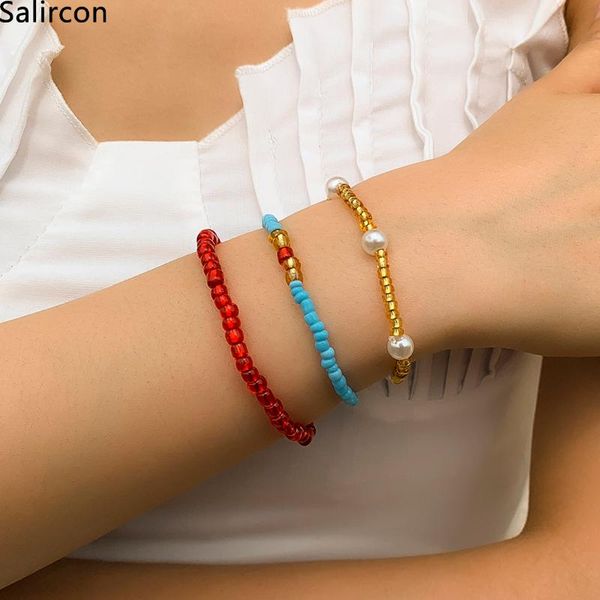 beaded, strands boho colorful elastic seed bead bracelets on hand spring summer 2021 trend multilayer aesthetic charm bracelet for women jew, Black
beaded, strands boho colorful elastic seed bead bracelets on hand spring summer 2021 trend multilayer aesthetic charm bracelet for women jew, Black
