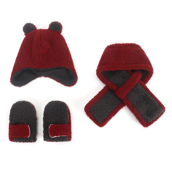 clothing sets 1 set baby winter cute bear ears earflap hat warm scarf gloves plush cap beanie mitten for toddler infant girl boy, White
clothing sets 1 set baby winter cute bear ears earflap hat warm scarf gloves plush cap beanie mitten for toddler infant girl boy, White