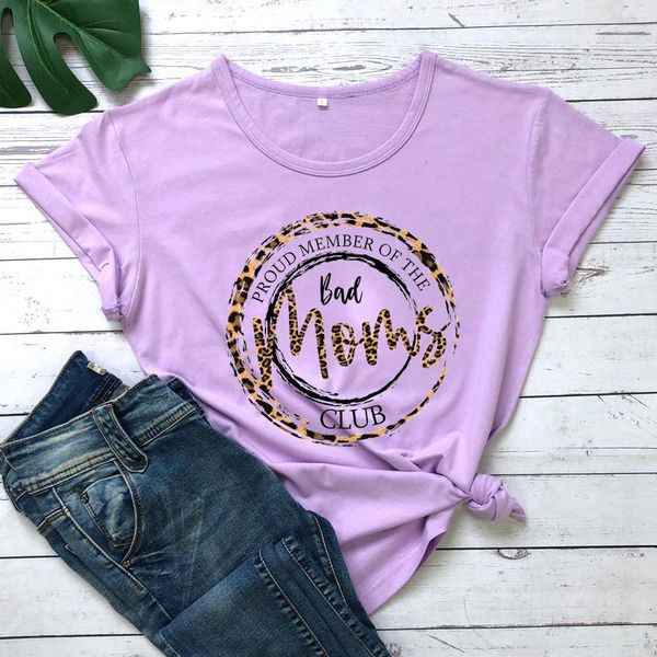 women's t-shirt leopard print proud member of the bad moms clubs mother's day shirt mama gift tee women casual grunge vintage top, White
women's t-shirt leopard print proud member of the bad moms clubs mother's day shirt mama gift tee women casual grunge vintage top, White