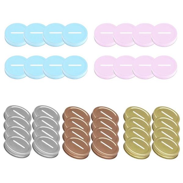 8pcs coin slot piggy bank lids stainless steel metal cap covers for 70mm mason jars storage ball canning jars slotted insert cap
8pcs coin slot piggy bank lids stainless steel metal cap covers for 70mm mason jars storage ball canning jars slotted insert cap