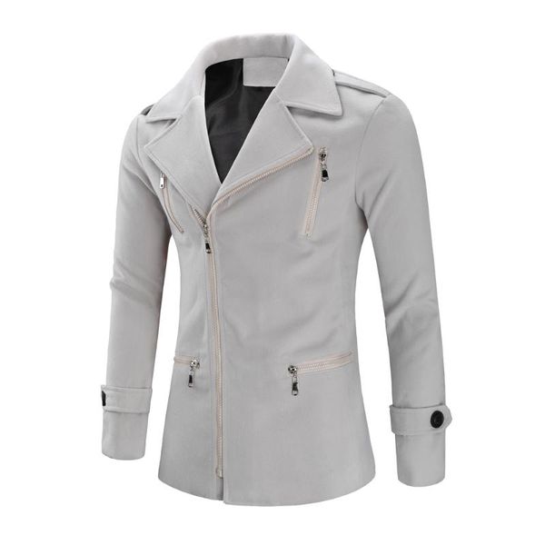 men's trench coats winter coat men england style jacket zipper pocket woolen slim lapel windbreaker pure color overcoat, Tan;black
men's trench coats winter coat men england style jacket zipper pocket woolen slim lapel windbreaker pure color overcoat, Tan;black