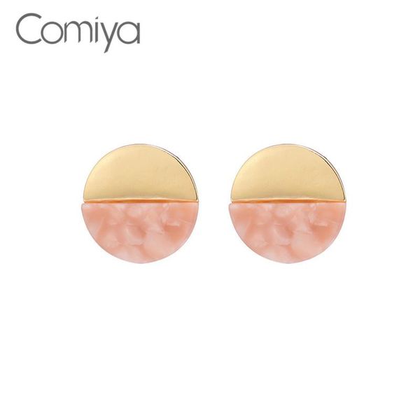 stud comiya earring fashion jewelry feminino gold color zinc alloy boucle d'oreille acrylic round femme brincos earrings, Golden;silver
stud comiya earring fashion jewelry feminino gold color zinc alloy boucle d'oreille acrylic round femme brincos earrings, Golden;silver