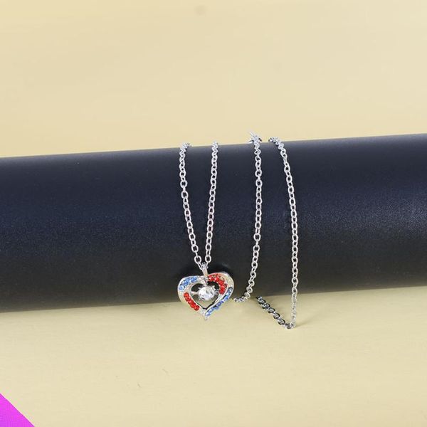 pendant necklaces heart shaped colorful crystal for girls and ladies sweet fashion jewelry summer 2021, Silver
pendant necklaces heart shaped colorful crystal for girls and ladies sweet fashion jewelry summer 2021, Silver