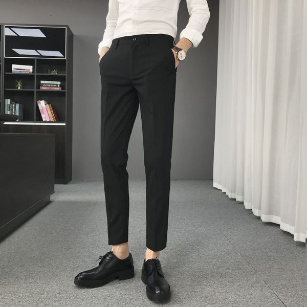 high 2021 new quality spring summer formal for fashionable striped of casual men thin fit office pants 36-28 8hy2, Black
high 2021 new quality spring summer formal for fashionable striped of casual men thin fit office pants 36-28 8hy2, Black