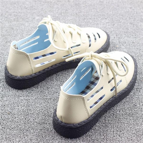 women's 2021 summer vintage flat small leather shoes british hollow college style mary jane shoes, Black
women's 2021 summer vintage flat small leather shoes british hollow college style mary jane shoes, Black