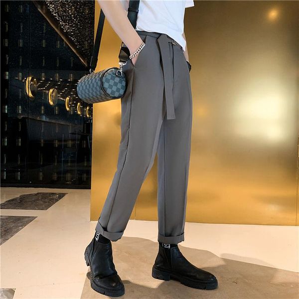 men's suits & blazers 2021 spring and autumn youth loose solid color simple trousers fashion casual wrinkled straight-leg pants, White;black
men's suits & blazers 2021 spring and autumn youth loose solid color simple trousers fashion casual wrinkled straight-leg pants, White;black