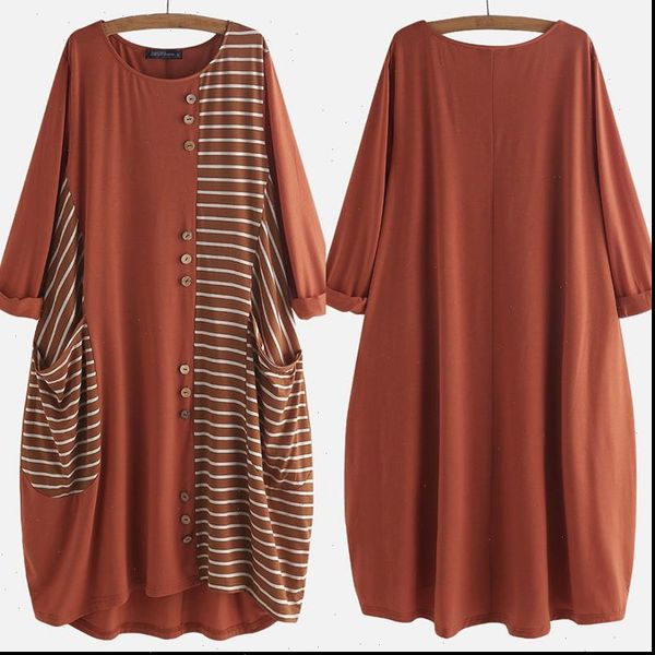 fashion striped patchwork dress womens spring sundress 2021 causal long sleeve tunic vestidos female party robe s 5xl, Black;gray
fashion striped patchwork dress womens spring sundress 2021 causal long sleeve tunic vestidos female party robe s 5xl, Black;gray