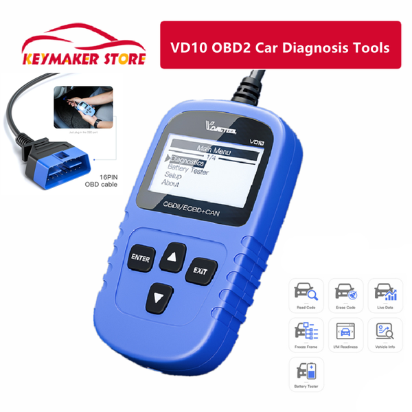 code readers & scan tools vd10 obd2 car diagnosis tool automotive professional scanner eobd read fault with multi language
code readers & scan tools vd10 obd2 car diagnosis tool automotive professional scanner eobd read fault with multi language
