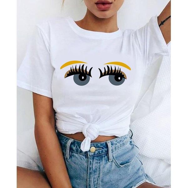 cute eyes lashes cartoon eyes print women t shirt vintage casual short sleeve o neck t-shirt ladies white tshirt
cute eyes lashes cartoon eyes print women t shirt vintage casual short sleeve o neck t-shirt ladies white tshirt