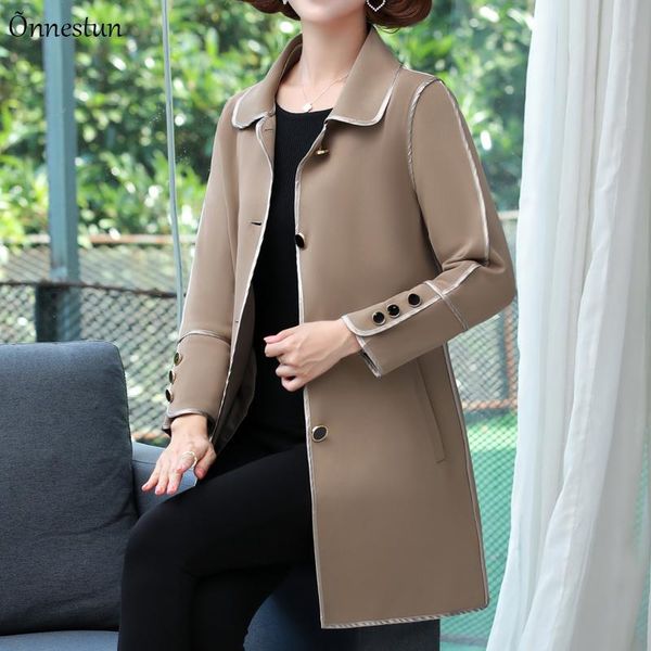 women's trench coats women's coat solid long sleeve women autumn turn down collar for, Tan;black
women's trench coats women's coat solid long sleeve women autumn turn down collar for, Tan;black