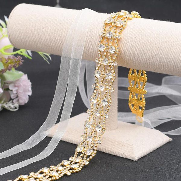 wedding sashes trixy s414 flashing golden belts rhinestone bridal gown dress belt diamond formal ribbon sash, White
wedding sashes trixy s414 flashing golden belts rhinestone bridal gown dress belt diamond formal ribbon sash, White