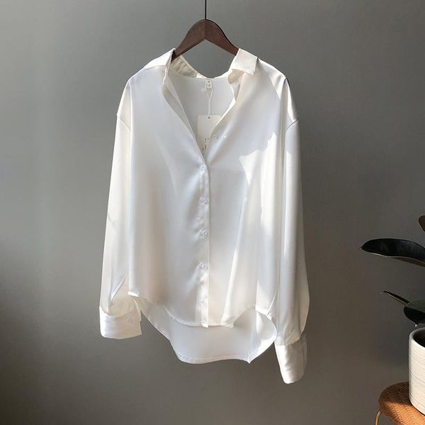 women's blouses & shirts autumn fashion button up satin silk shirt vintage blouse women white lady long sleeves female loose street
women's blouses & shirts autumn fashion button up satin silk shirt vintage blouse women white lady long sleeves female loose street