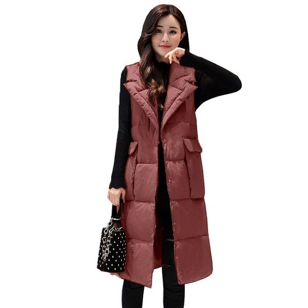 women's vests winter vest women hooded warm jacket long waistcoat parka colete feminino sleeveless outwear cotton nw926, Black;white
women's vests winter vest women hooded warm jacket long waistcoat parka colete feminino sleeveless outwear cotton nw926, Black;white