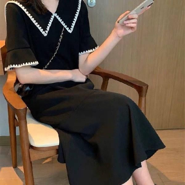 party dresses women's clothing full-figured girls' black bodycon casual dress elegant korean style summer wide vestido clothes vin, White;black
party dresses women's clothing full-figured girls' black bodycon casual dress elegant korean style summer wide vestido clothes vin, White;black