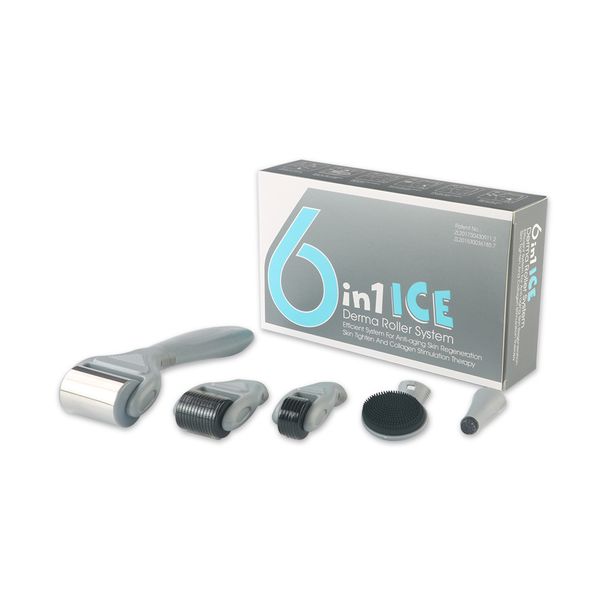 micro needle derma roller care facial kit 6 in 1 ice micro needle derma roller for skin care and body treatment
micro needle derma roller care facial kit 6 in 1 ice micro needle derma roller for skin care and body treatment