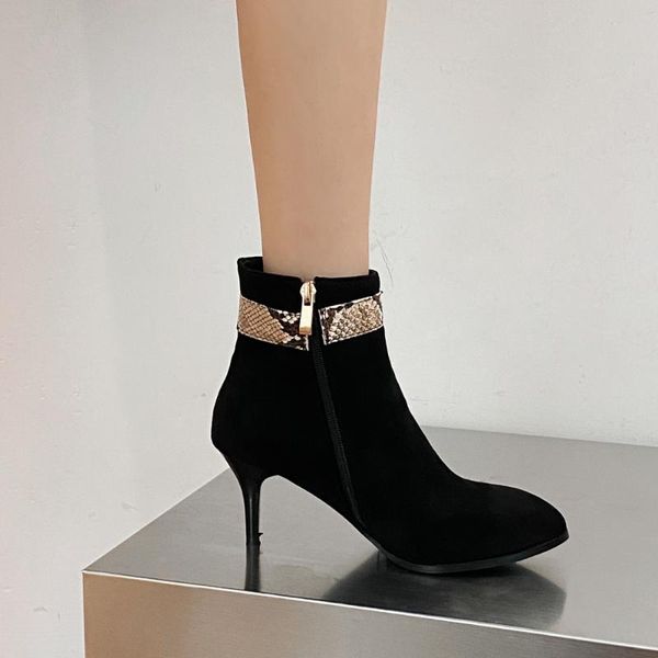 boots 2021 women's short nightclub party knight prom plush snow catwalk 34-48, Black
boots 2021 women's short nightclub party knight prom plush snow catwalk 34-48, Black