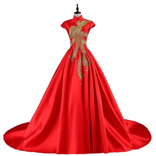 casual dresses 2021 red party cheongsam fashion chinese style elegant long qipao oriental women maxi dress luxury trailing robe vestido s-xx, Black;gray
casual dresses 2021 red party cheongsam fashion chinese style elegant long qipao oriental women maxi dress luxury trailing robe vestido s-xx, Black;gray