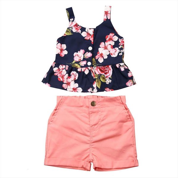 1 6years newborn baby girl 2pcs summer clothes floral shorts pants outfits set, White
1 6years newborn baby girl 2pcs summer clothes floral shorts pants outfits set, White