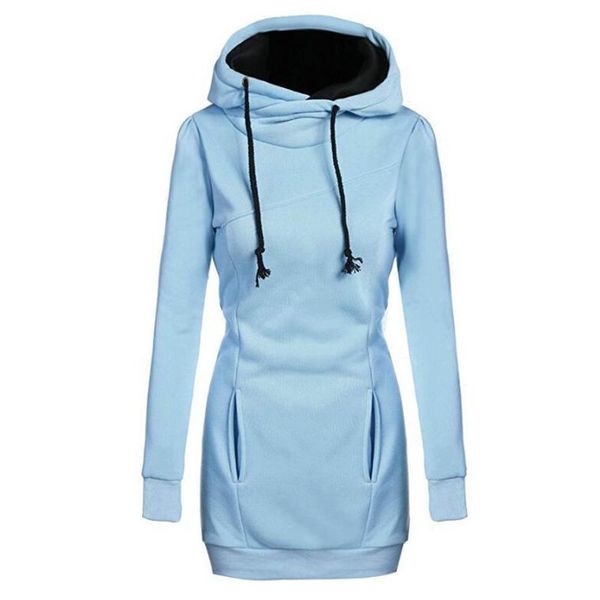 women's t-shirt fashion winter hoodies pile collar solid color long pullover sleeve loose thick streetwear hooded sweater, White
women's t-shirt fashion winter hoodies pile collar solid color long pullover sleeve loose thick streetwear hooded sweater, White