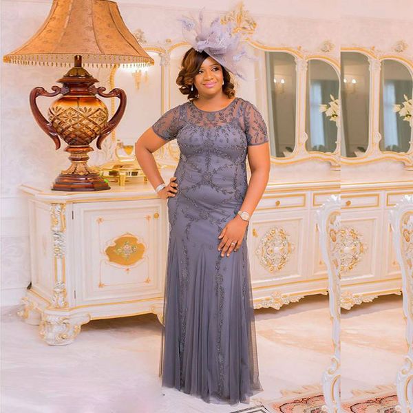 gray mermaid appliqued mother of the bride dresses plus size bateau neck evening gowns short sleeves floor length tulle wedding guest dress, Black;red
gray mermaid appliqued mother of the bride dresses plus size bateau neck evening gowns short sleeves floor length tulle wedding guest dress, Black;red